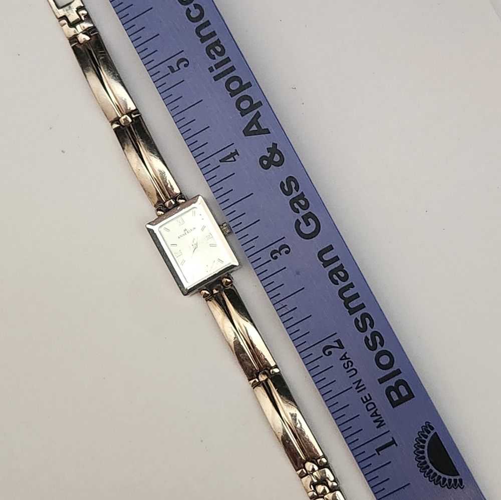 Anne Klein Silver Tank Watch - Picture 7 of 11